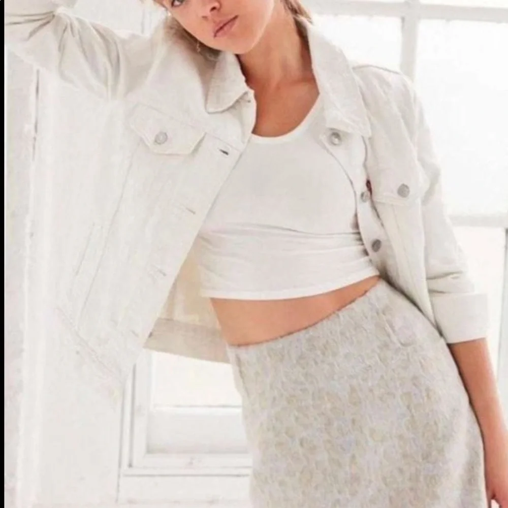 Urban Outfitters ecoté Snow Leopard mini-skirt size 0